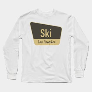 Ski New Hampshire Park Sign Long Sleeve T-Shirt